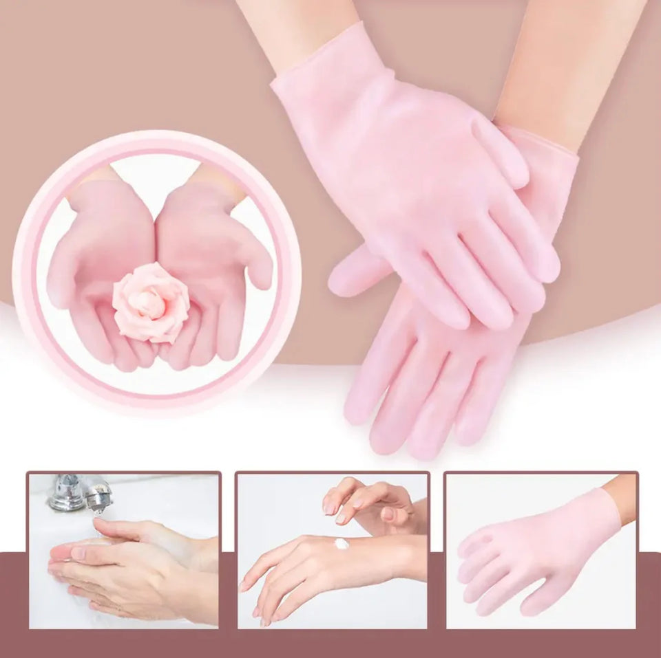 Silicone Gel Moisturizing Hand Gloves