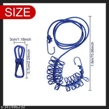 Cloth Drying Rope with Hooks a2z