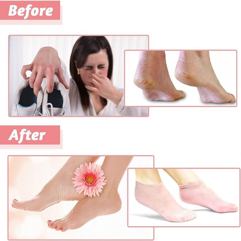 New Silicon Foot Care Protector Moisturizing Sock a2z